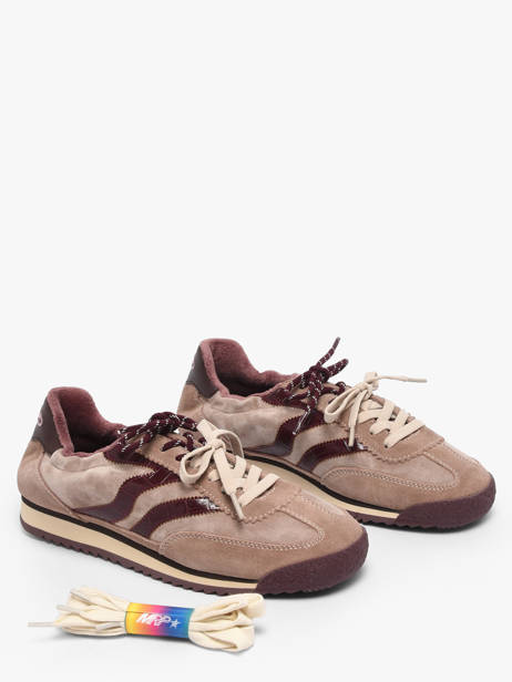 Sneakers Uit Leder Mrp star Roze women 4 ander zicht 1