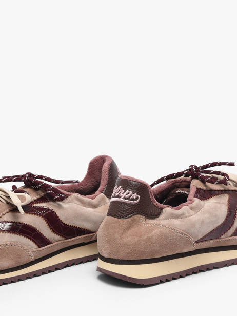 Sneakers Uit Leder Mrp star Roze women 4 ander zicht 2