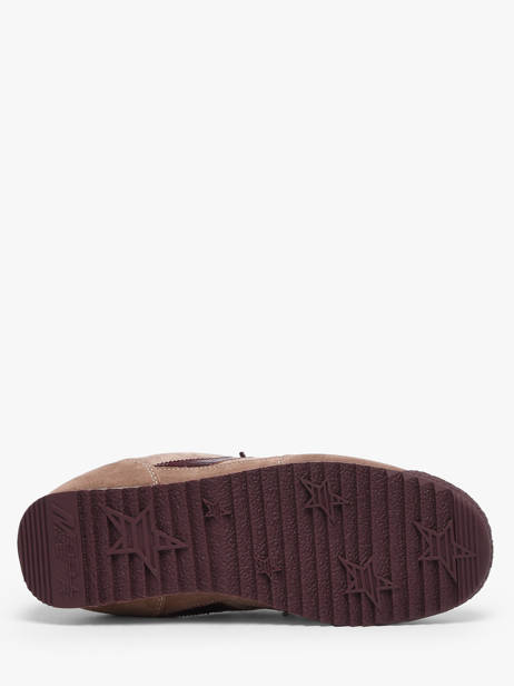 Sneakers Uit Leder Mrp star Roze women 4 ander zicht 4
