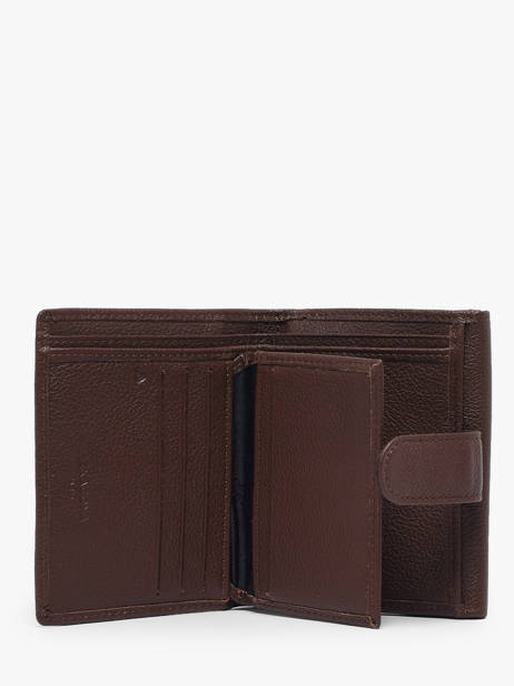 Portefeuille Leder Hexagona Bruin confort 467468R ander zicht 1
