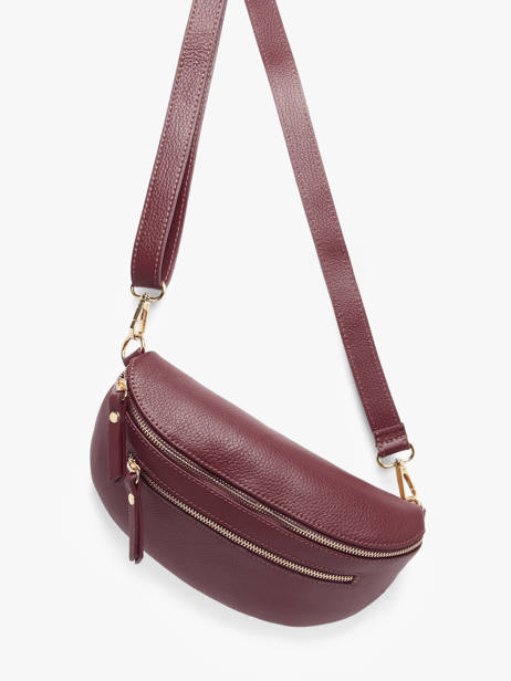 Heuptasje Leder Milano Bruin caviar CA23111O ander zicht 2