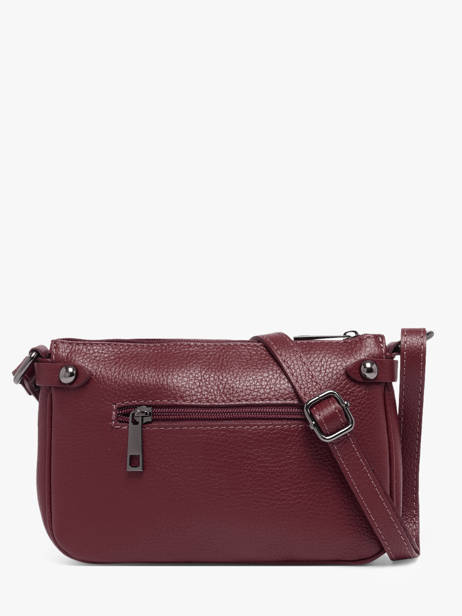 Cross Body Tas Caviar Milano Rood caviar G1421NO ander zicht 3