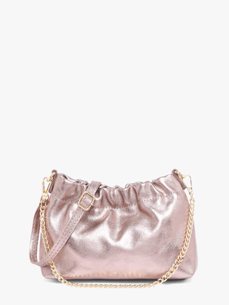 Cross Body Tas Nine Leder Milano Roze nine NI26062