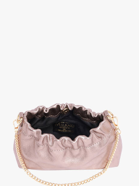 Cross Body Tas Nine Leder Milano Roze nine NI26062 ander zicht 2
