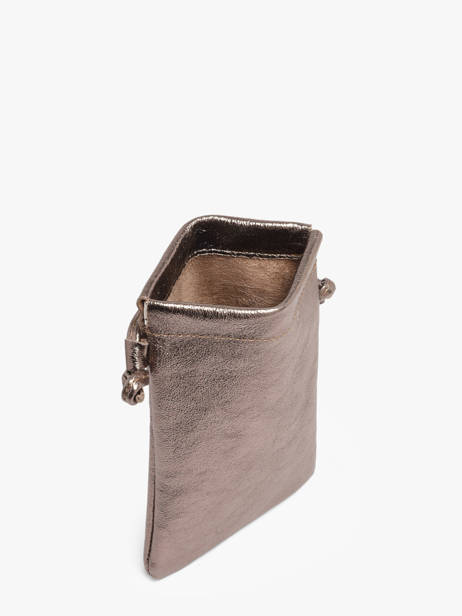 Cross Body Tas Nine Leder Milano Zilver nine NI26061 ander zicht 3