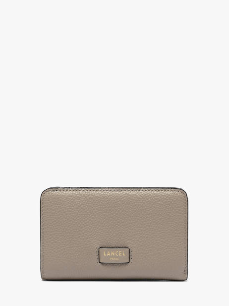 Portefeuille Met Rits Ninon Leder Lancel Beige ninon A11123