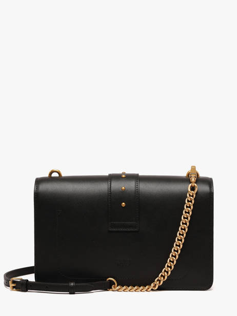 Cross Body Tas Love Bag Icon Leder Pinko Zwart love bag icon 7070A0F1 ander zicht 4