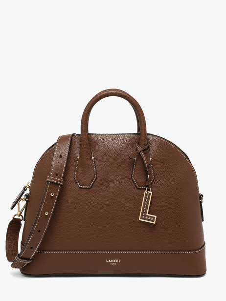 Handtassen Belleville Leder Lancel Bruin belleville A13736