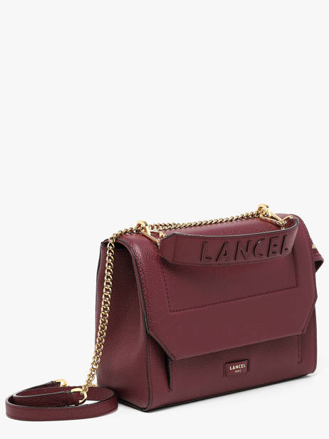Handtas M Ninon Leder Lancel Violet ninon A09222 ander zicht 1