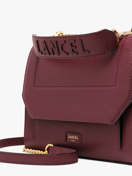 Handtas M Ninon Leder Lancel Violet ninon A09222 ander zicht 2