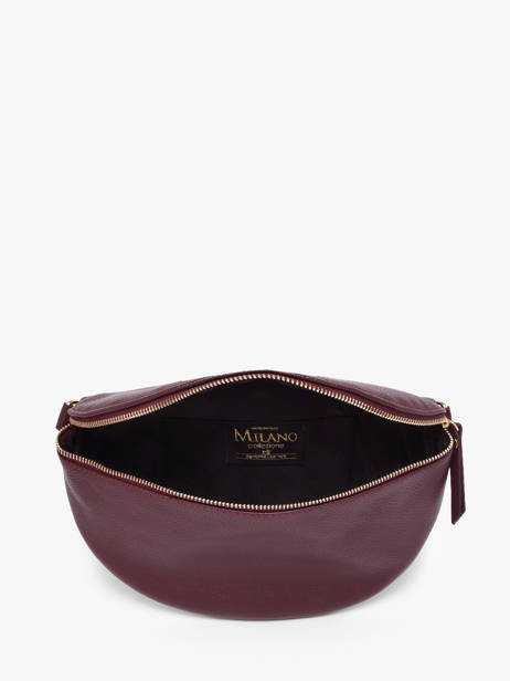 Heuptasje Leder Milano Rood caviar CA21123O ander zicht 2