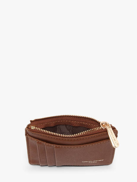 Portefeuille David jones Bruin saffiano 3 ander zicht 1