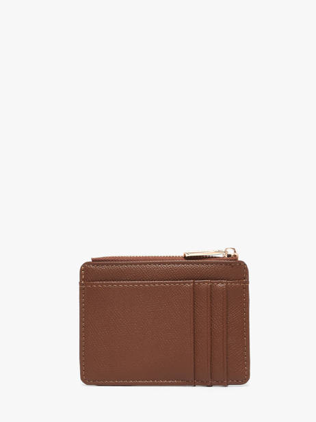Portefeuille David jones Bruin saffiano 3 ander zicht 2