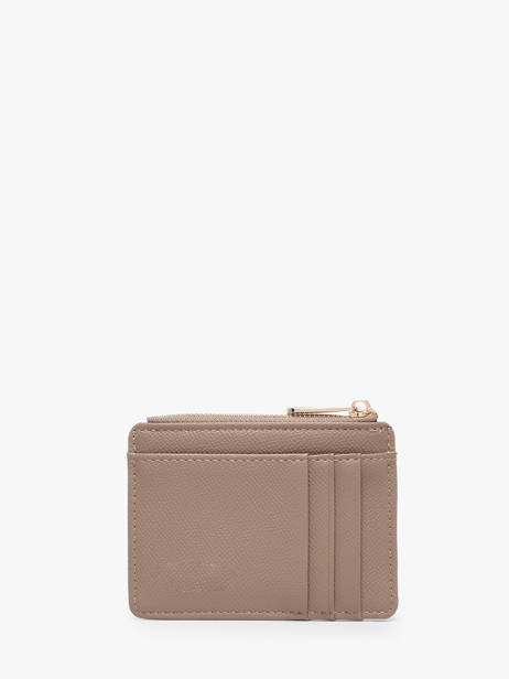 Portefeuille David jones Beige saffiano 3 ander zicht 2