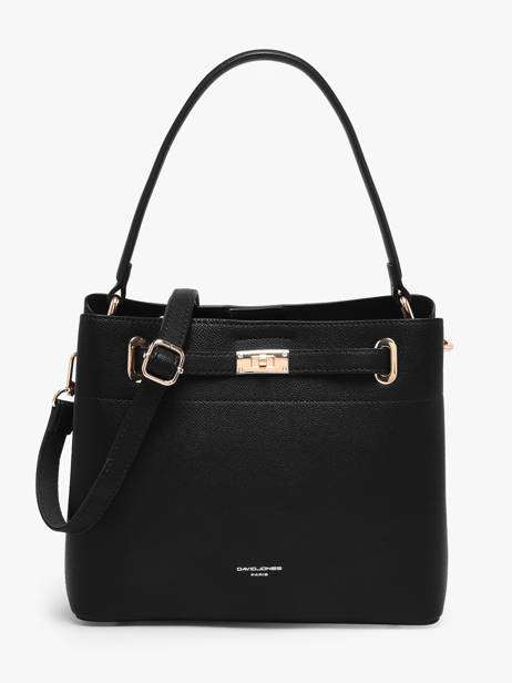 Schoudertas Saffiano David jones Zwart saffiano 4