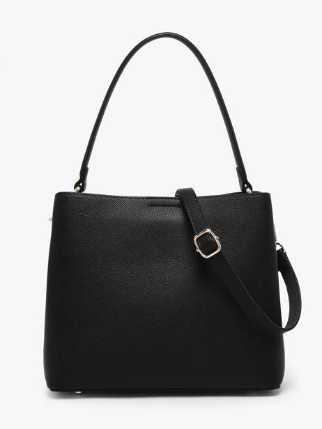 Schoudertas Saffiano David jones Zwart saffiano 4 ander zicht 3