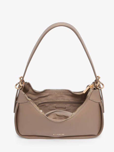 Schoudertas Saffiano David jones Beige saffiano 1 ander zicht 2