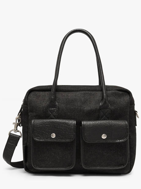 Handtas A4 Formaat Denim Paul marius Zwart denim DANDYDEN
