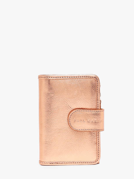 Portefeuille Leder Paul marius Goud vintage VALENTIN