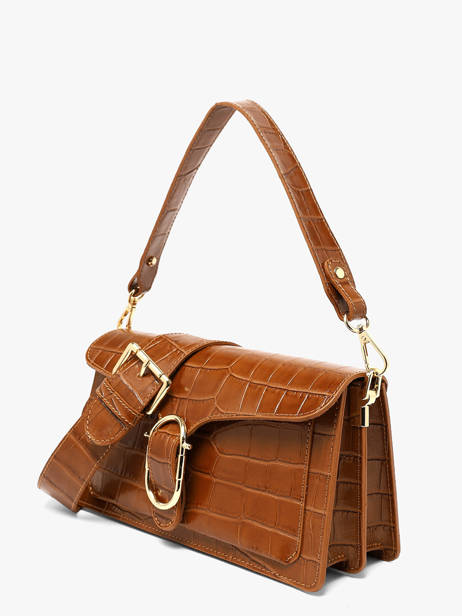 Cross Body Tas Cocco Balo Leder Milano Bruin cocco balo CB26063 ander zicht 1