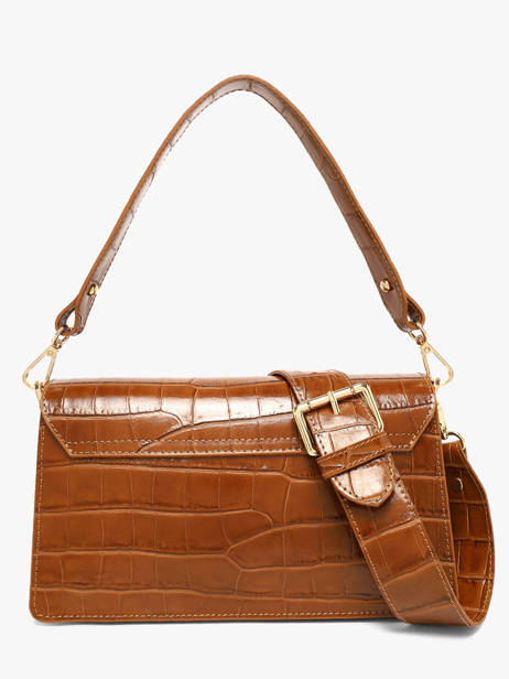 Cross Body Tas Cocco Balo Leder Milano Bruin cocco balo CB26063 ander zicht 3