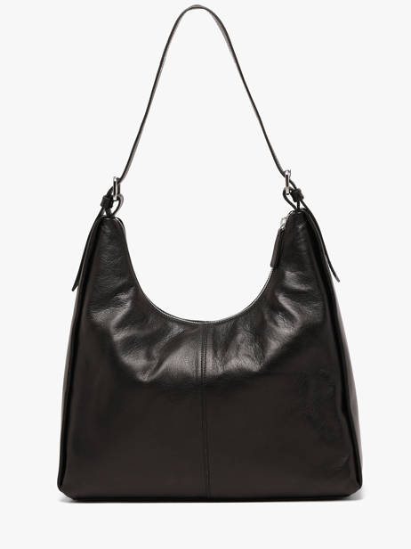 Schoudertas Tina Glad Leder Nat et nin Zwart vintage TINA ander zicht 4