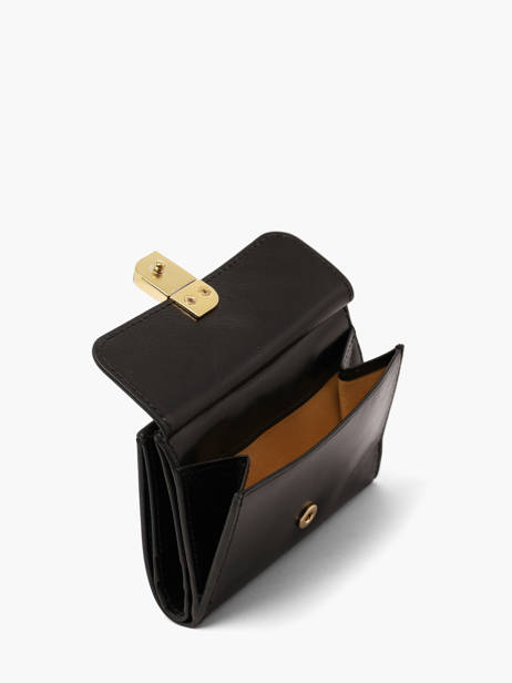 Portefeuille Leder Nat et nin Zwart vintage JOA ander zicht 2