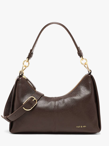 Schoudertas Rejina Leder Nat et nin Bruin vintage REJINA