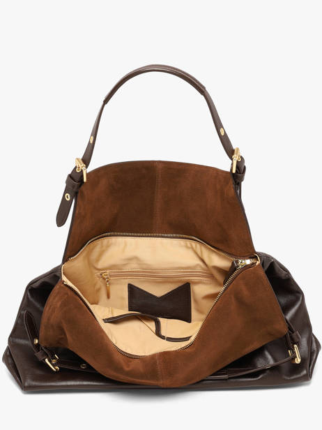 Schoudertas Nat et nin Bruin vintage ATHENA ander zicht 2