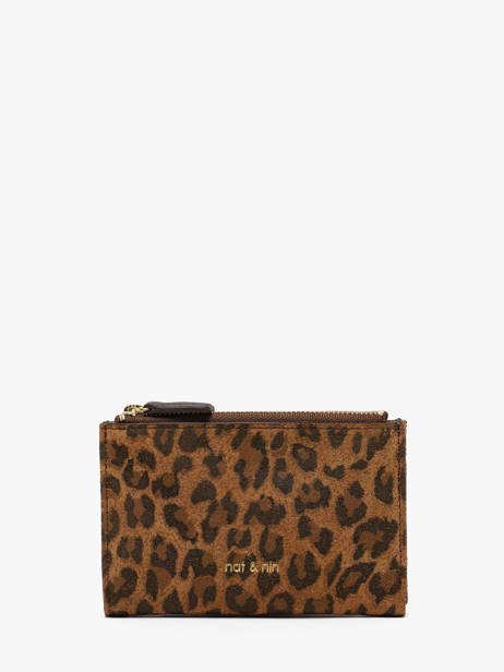Portefeuille Vintage Leder Nat et nin Bruin vintage SANDY