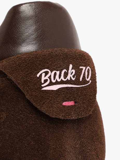 Sneakers Uit Leder Back 70 Bruin women 73 ander zicht 2