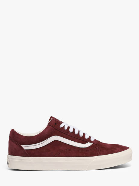 Sneakers Uit Leder Vans Rood men D7Z4QU1