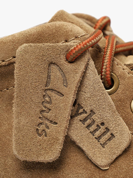 Enkellaarzen Uit Leder Clarks Beige men 26320158 ander zicht 2