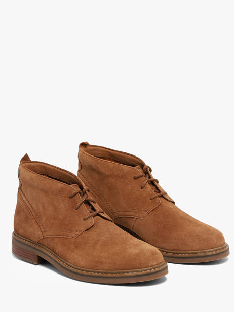 Enkellaarzen Uit Leder Clarks Bruin men 26327184 ander zicht 1