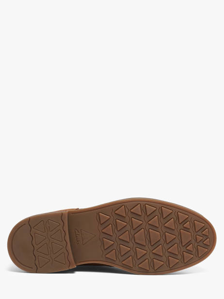 Enkellaarzen Uit Leder Clarks Bruin men 26327184 ander zicht 4