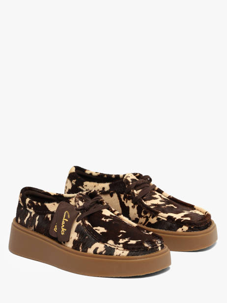 Derby Veterschoenen Uit Leder Clarks Veelkleurig women 26329460 ander zicht 1