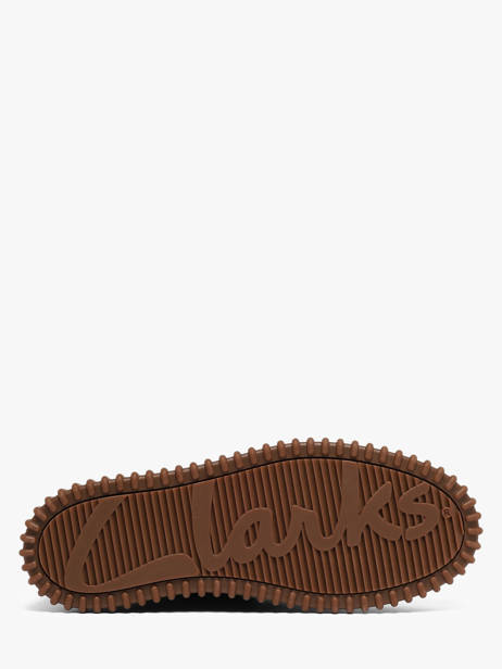 Enkelhoge Derby Veterschoenen Uit Leder Clarks Oranje men 26327243 ander zicht 4