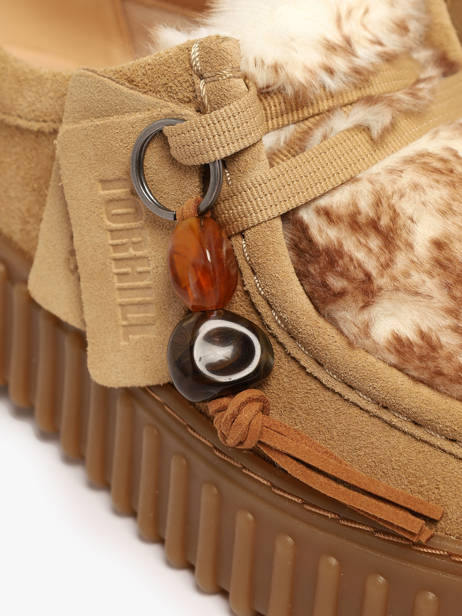 Derby Veterschoenen Uit Leder Clarks Beige women 26327766 ander zicht 2