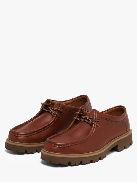 Derby Veterschoenen Uit Leder Clarks Bruin men 26186417 ander zicht 1