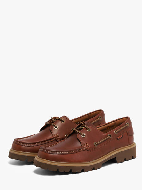 Derby Veterschoenen Uit Leder Clarks Bruin men 26186176 ander zicht 1