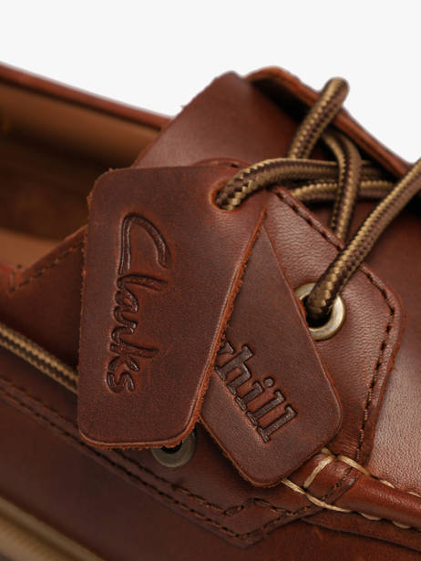 Derby Veterschoenen Uit Leder Clarks Bruin men 26186176 ander zicht 2