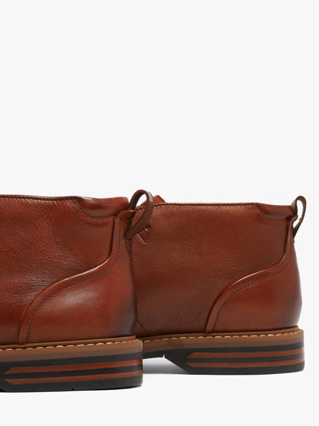 Enkellaarzen Uit Leder Clarks Bruin men 26320116 ander zicht 2
