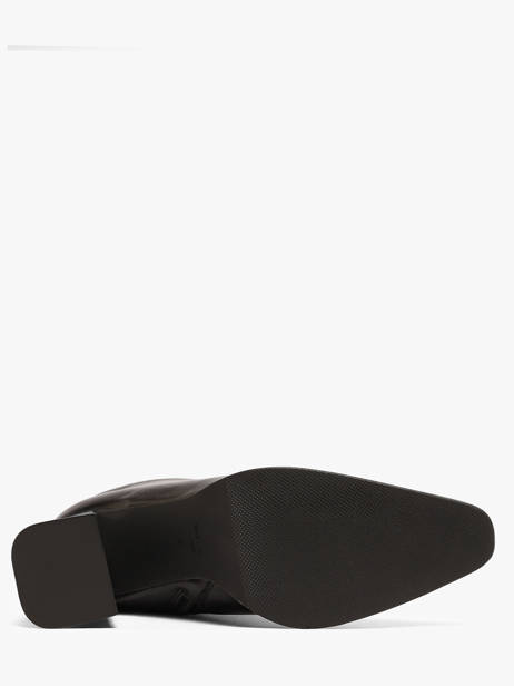 Enkellaarsjes Met Hak Uit Leder Angel alarcon Zwart women 492A ander zicht 4