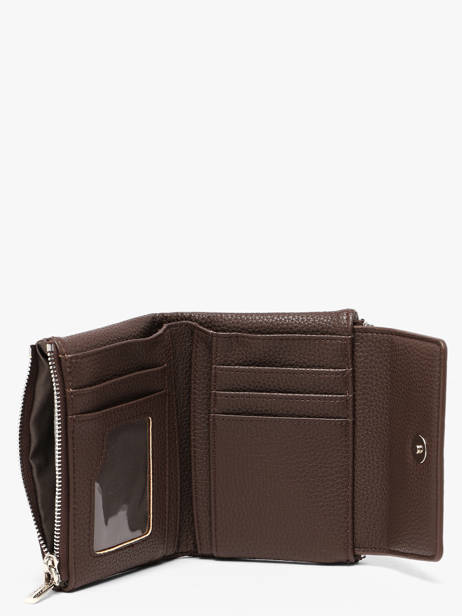 Portemonnee Met Kaarthouder Grained Flora & co Bruin grained F5019 ander zicht 1