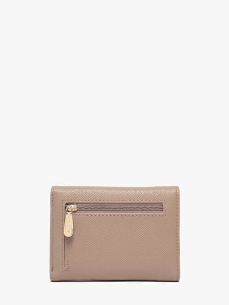 Portefeuille David jones Beige saffiano 2 ander zicht 2