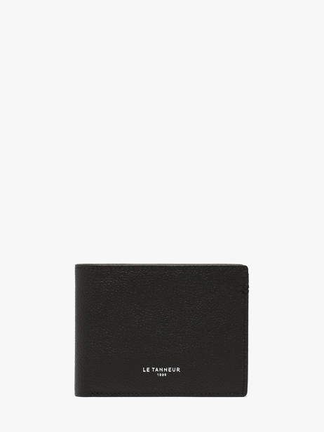 Portefeuille Leder Le tanneur Zwart lucien graine THGR3303