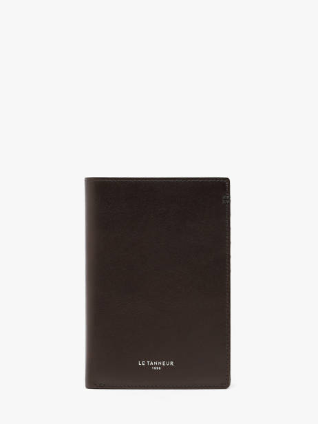 Portefeuille Leder Le tanneur Bruin lucien huile THHU3311
