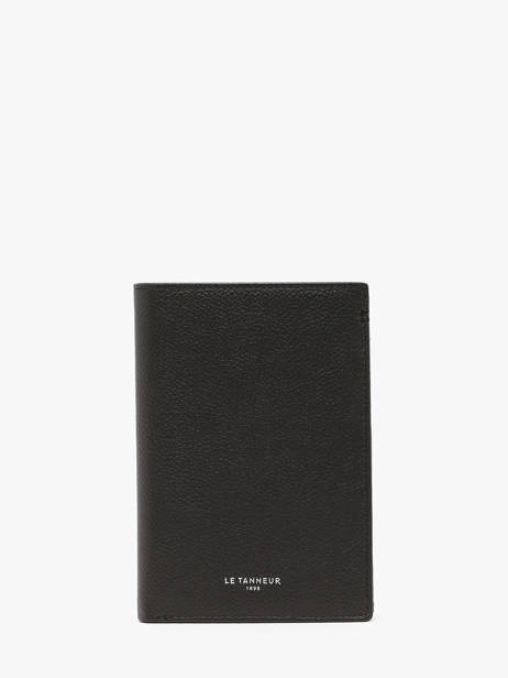 Portefeuille Leder Le tanneur Zwart lucien graine THGR3311