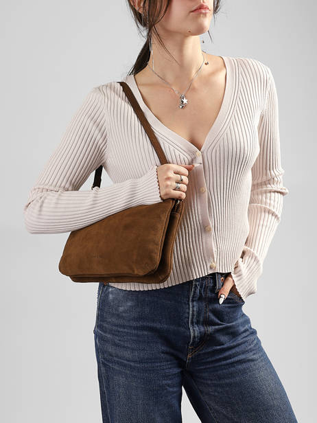 Cross Body Tas Billy Nat et nin Bruin vintage BILLY ander zicht 1