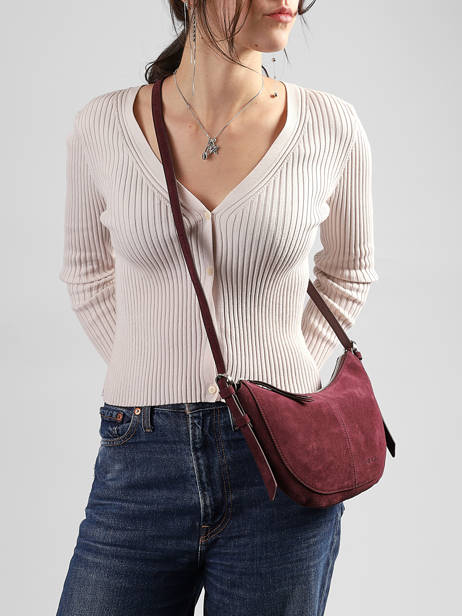 Cross Body Tas Mini Rodeo Nat et nin Rood vintage MINRODEO ander zicht 1